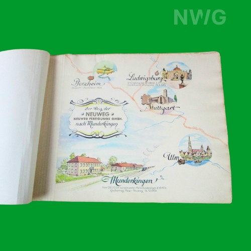 A page from a historic company book